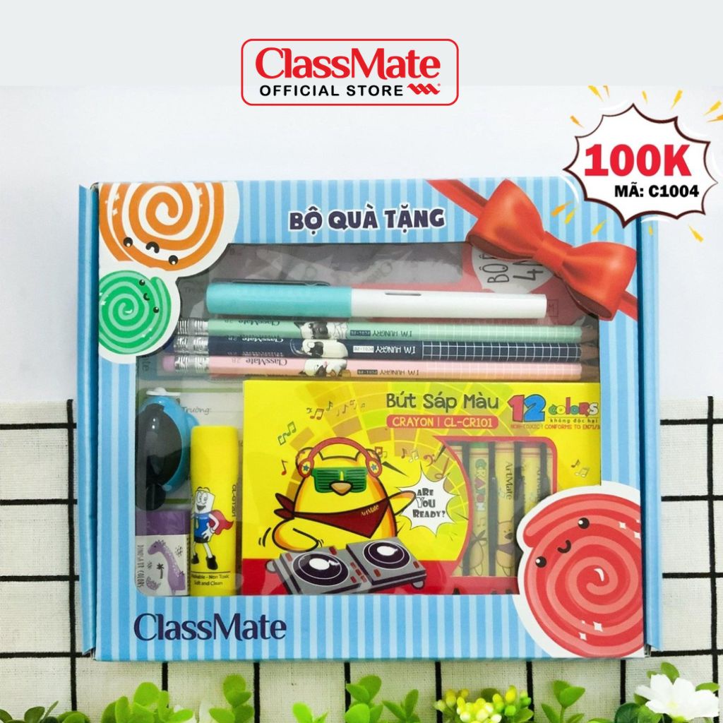 Bộ Quà Tặng, Phần Thưởng Cho Bé CLASSMATE Thiết Kế Hình Con Mèo Đáng Yêu C1003, C1004