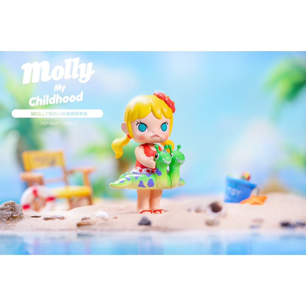 Pop mart popmart Đồ Chơi Nghệ Thuật molly my childhood series Hộp Quà Tặng