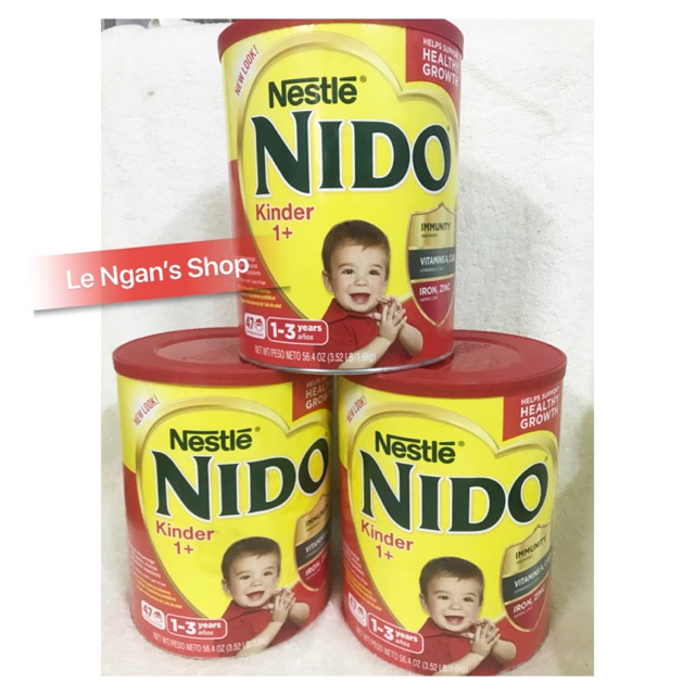 Sữa Nestle Nido Kinder nắp đỏ 1.6kg/2.2kg