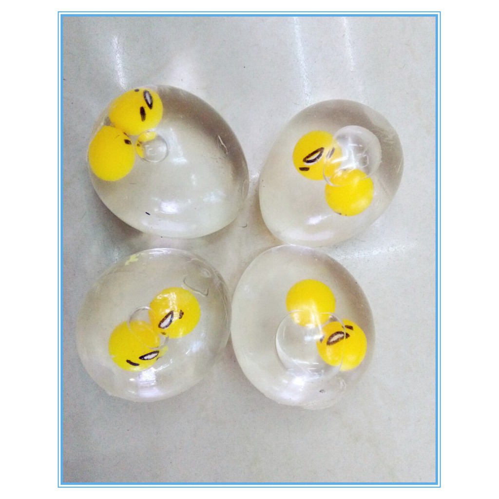 GUDETAMA trút giận trứng biến thái 2 lòng mochi slime squishy