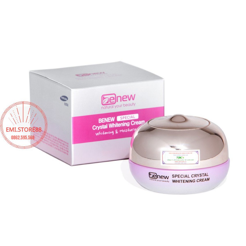 Kem Dưỡng Trắng da Cao cấp BENEW Special Crystal Whitening Cream