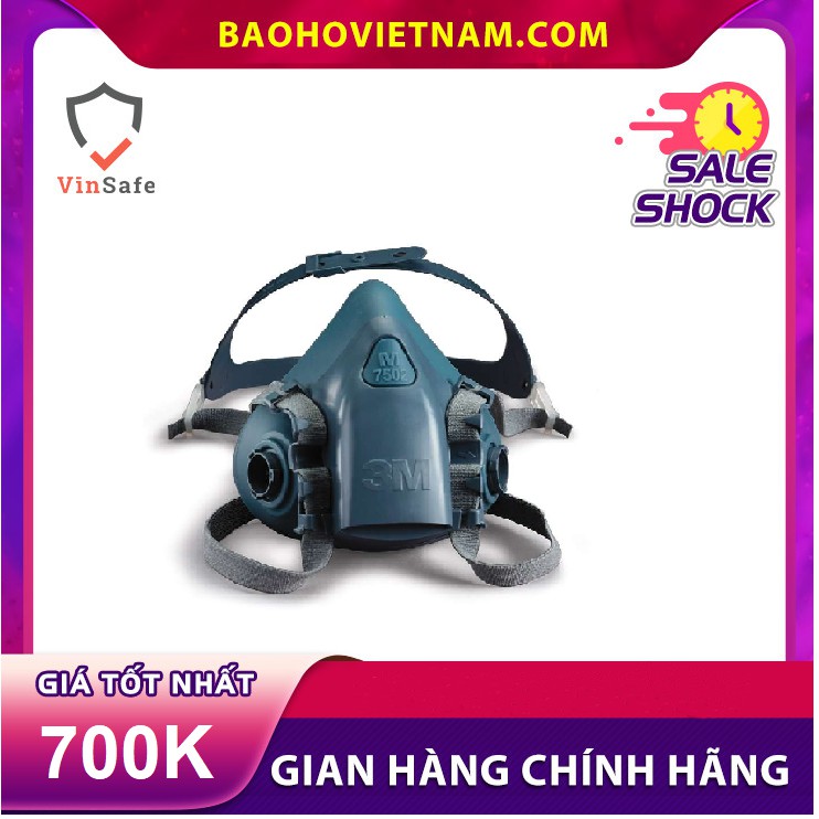 Mặt nạ phòng độc 3M 7502 Mỹ