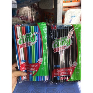 bịch ống hút cong