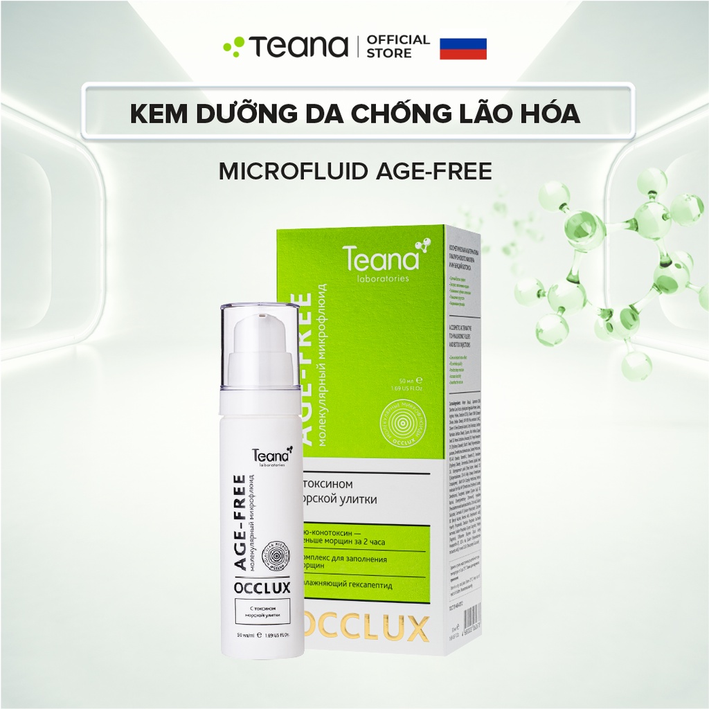 Kem dưỡng Teana "Occlux" Molecular Microfluid Age-Free chống lão hóa 50ml