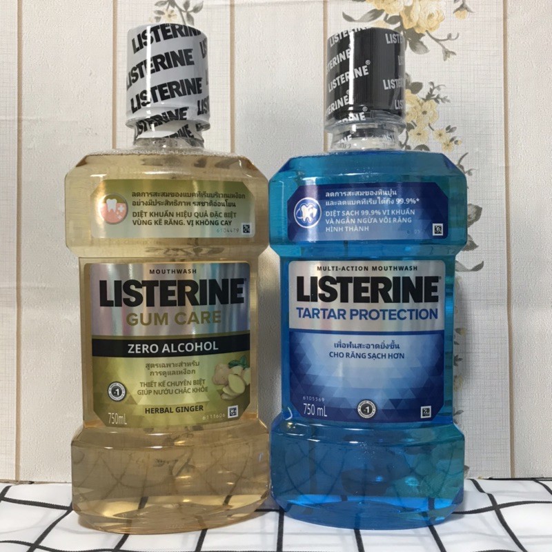 NƯỚC SÚC MIỆNG LISTERINE HƠI THỞ THƠM MÁT DÀI LÂU 750ML