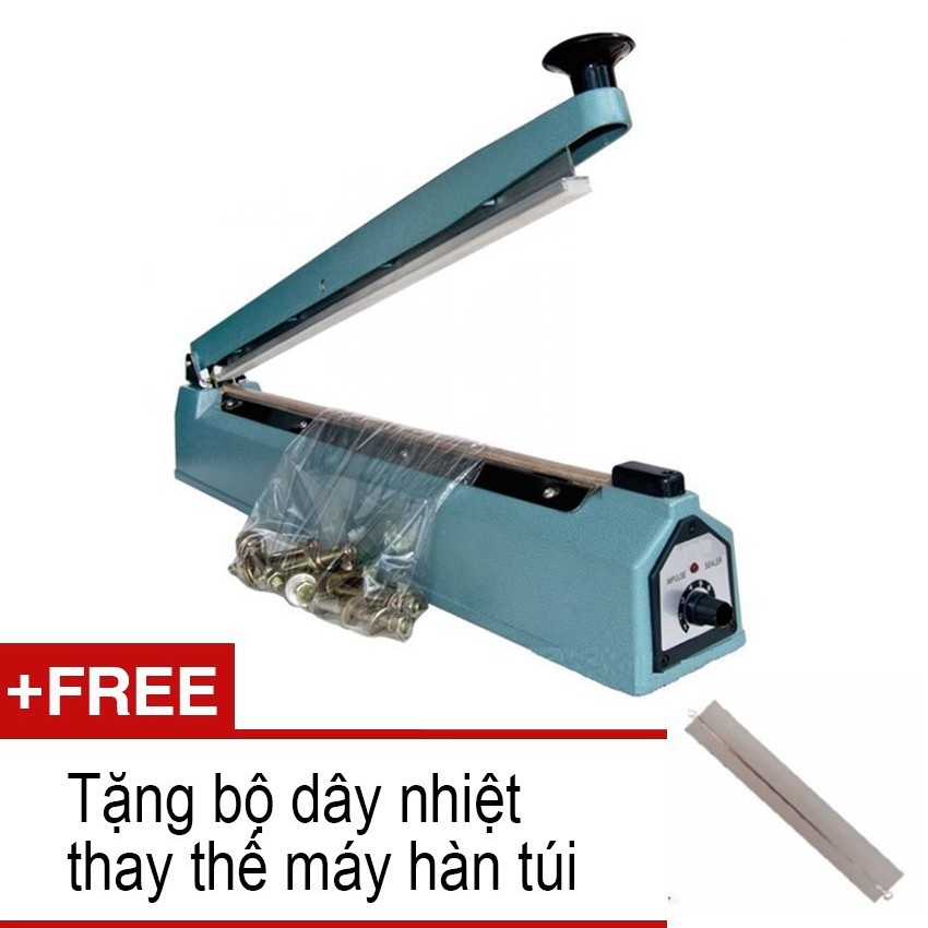 [Mã LIFEXANH03 giảm 10% đơn 500K] Máy Hàn Miệng Túi Dập Tay PFS 200MM | Tặng 1 bộ dây nhiệt + băng nhiệt dự phòng