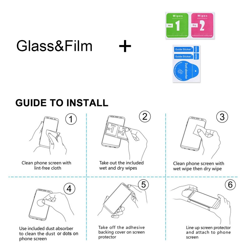 Matte No Fingerprint Tempered Glass Screen Protector For iPhone 11 Pro XS Max X XR 6 6s 7 8 Plus Frosted Protective Glass Film