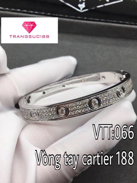 Vòng Cartier Full Xoàn VTT:066