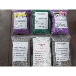 Phân bón tan chậm Magamp plus K hạt trắng 500g