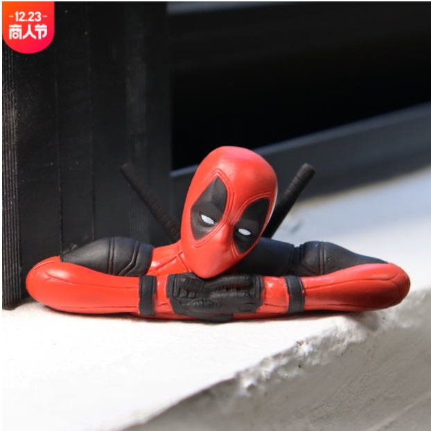 Mô Hình Nhân Vật Dead Pool 3 Tư Thế Khác Nhau, Mô Hình Marvel, Trang Trí Phòng Làm Việc, Góc Học Tập