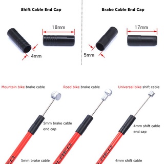 Set 12 đầu bịt vỏ dây phanh, dây đề xe đạp