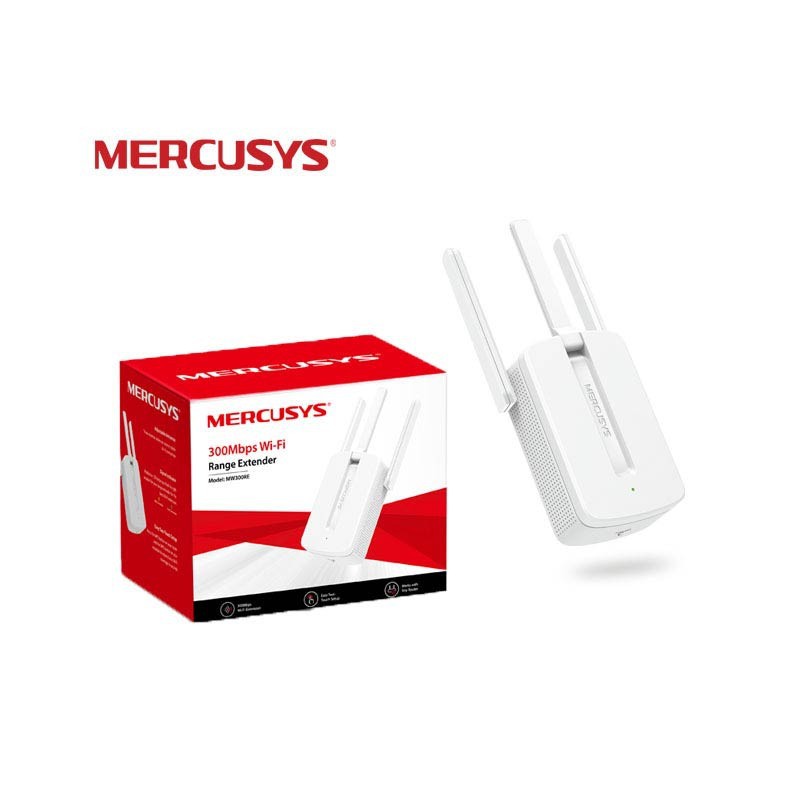[Xả kho] Kích wifi 3 râu chính hãng Mercusys model MW300RE kích siêu khỏe tốc độ 300Mbp | BigBuy360 - bigbuy360.vn