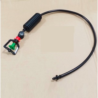 Bộ Kit 5 đầu tưới phun mưa tự xoay tròn 360 độ, tưới treo, Đục lỗ mini