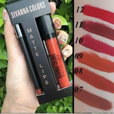 Son kem lì Sivanna Color Matte Lips kèm chì kẻ viền môi