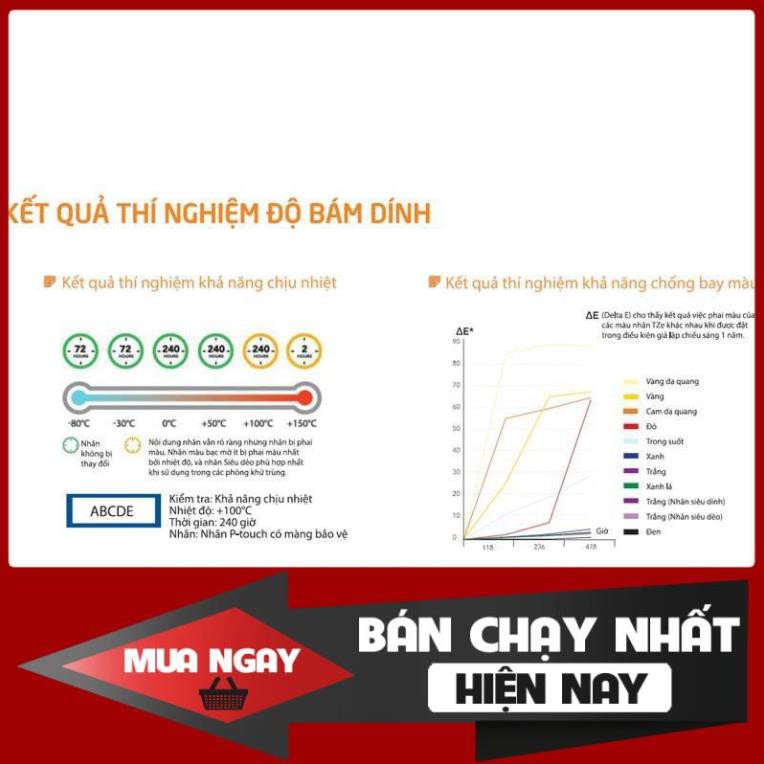 Băng giấy in nhãn Brother TZe-231 (12mm) - Chính hãng