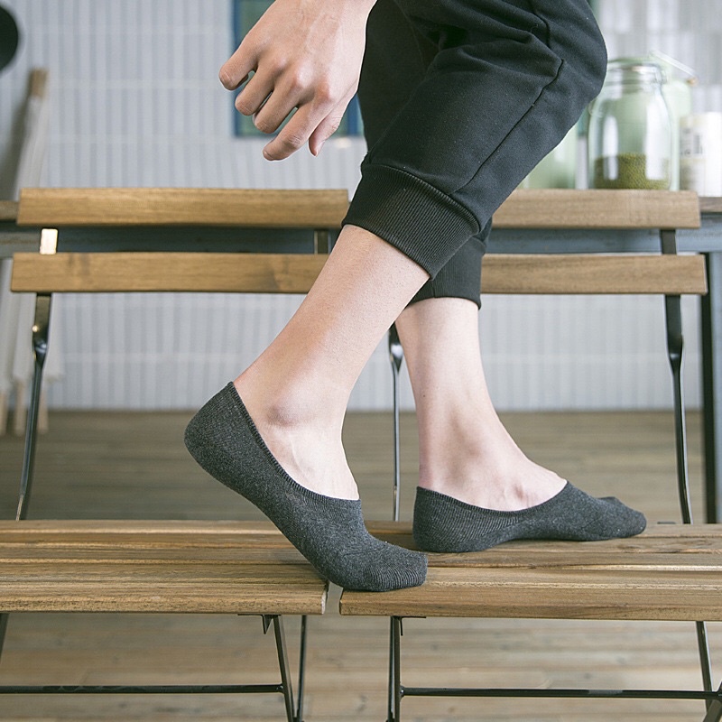 [TonaShoe] Tất Cổ Ngắn Sát Gót Dấu Vớ Dành Cho Giày Lười