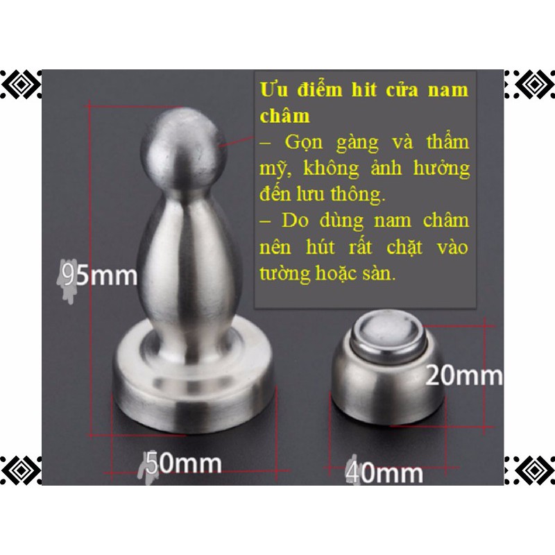 hít cửa inox 304 vickini