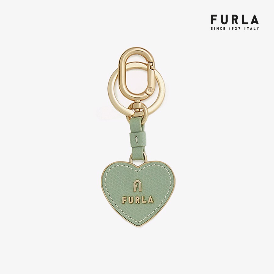 Móc Khóa FURLA Magnolia Keyring Heart Metallo Ares