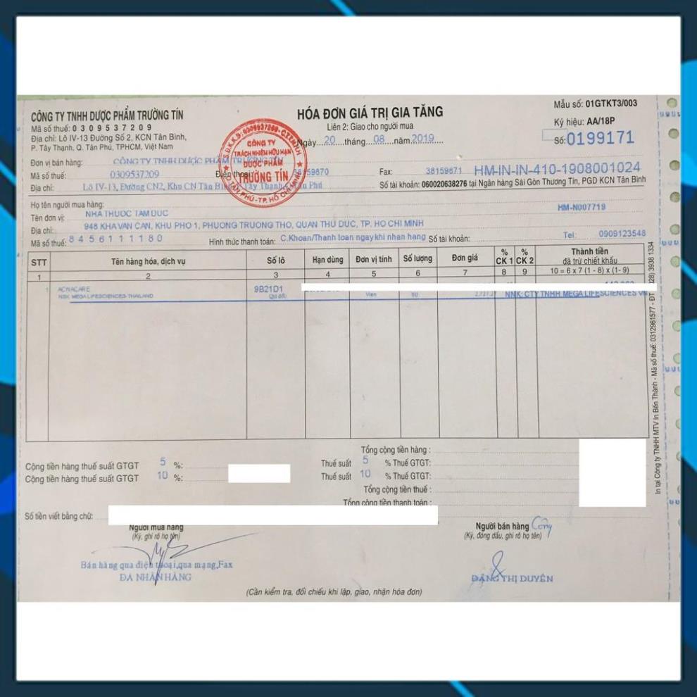 ACNACARE -Viên uống, gel ngừa mụn, kiềm dầu cho cả nam và nữ