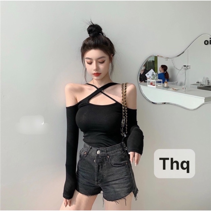 ÁO ĐAN CỔ MẶC ĐƯỢC 2 KIỂU SIỄU XINH HOT2022