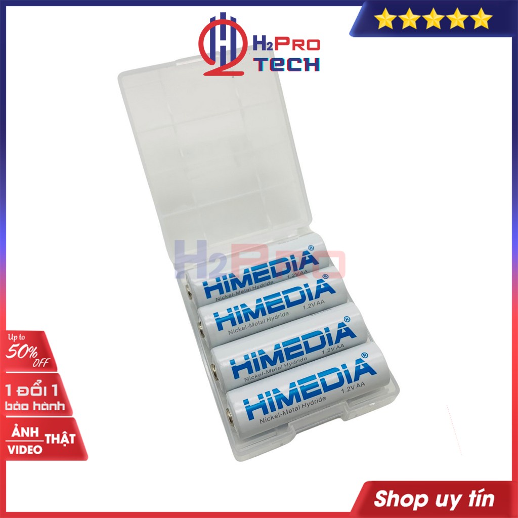 Pin Sạc AA, Sạc Pin Tiểu AA HIMEDIA 3300Mah 1.2V Cao Cấp, Đủ Dung Lượng, An Toàn, Bền Bỉ (4 Viên/ 2 Viên)-H2Pro Tech