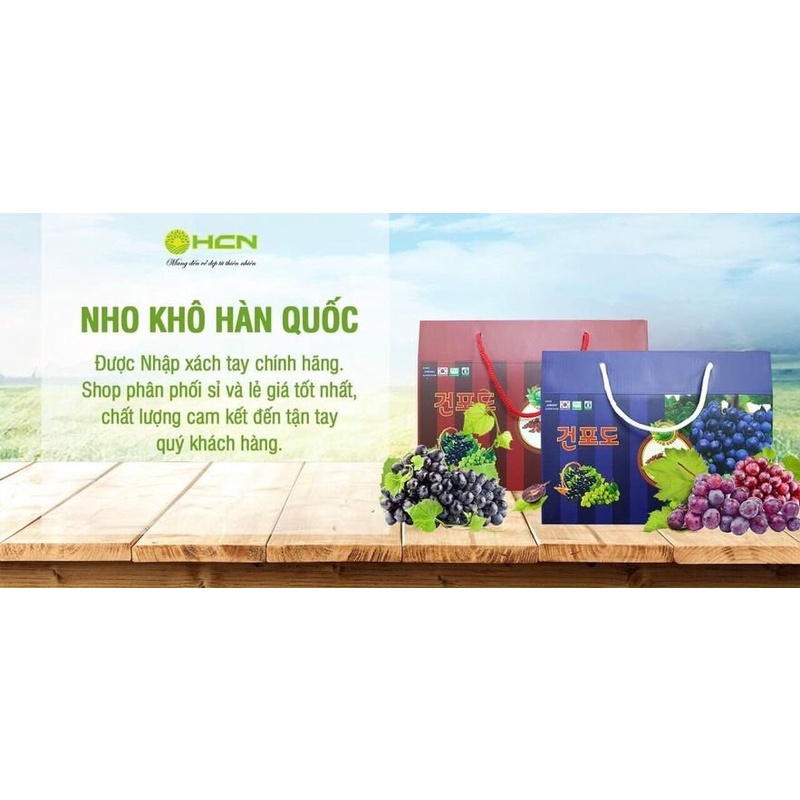 Nho khô Hàn Quốc - siêu thơm ngon, siêu hấp dẫn