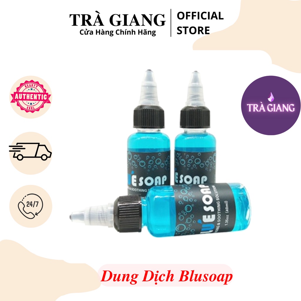 DUNG DỊCH BLUE SOAP VỆ SINH PHUN XĂM 40ML