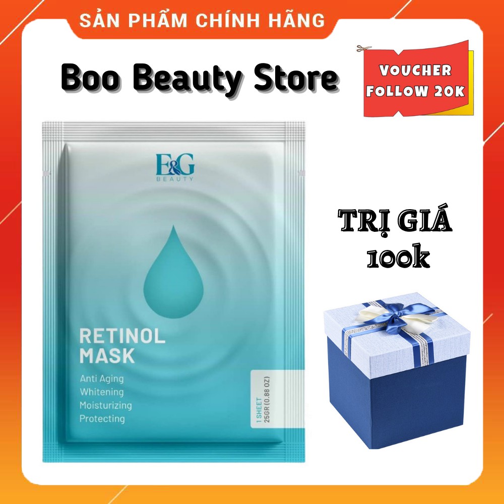 Mặt Nạ Tái Tạo Da E&amp;G Beauty Retinol Hàn Quốc