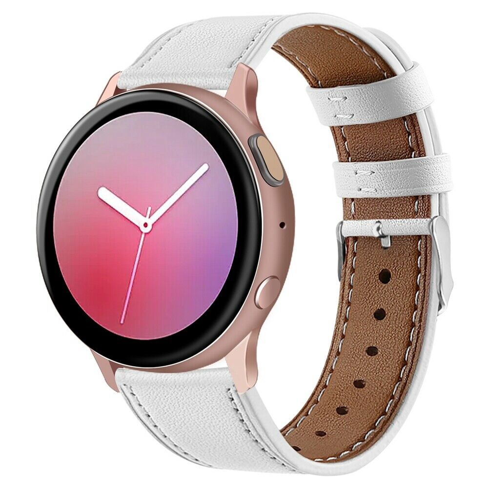 Dây Đeo Bằng Da Thật 20mm Cho Đồng Hồ Thông Minh Samsung Galaxy Watch Active/Gear S2 Frontier S2 Classic