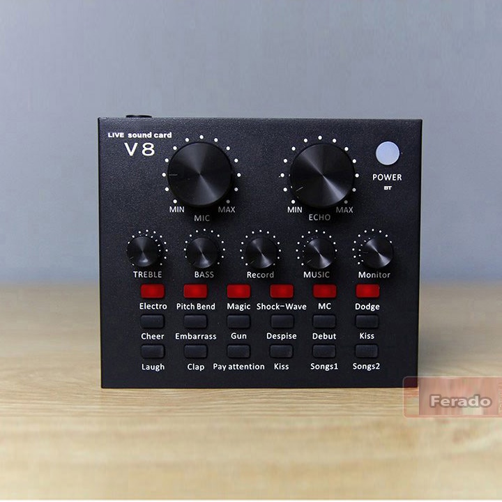 Soundcard V8 dành cho hát live