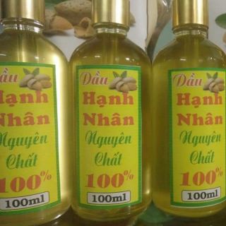 Dầu hạnh nhân ép nguyên chất