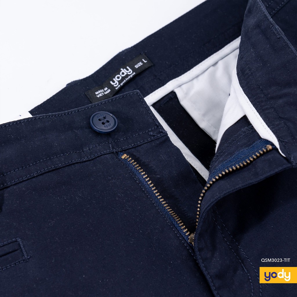 Quần Short Nam YODY, Quần Đùi Nam Mùa Hè Chất Kaki Dáng Thế Thao, Thời Trang Cao Cấp Mã SP QSM3023