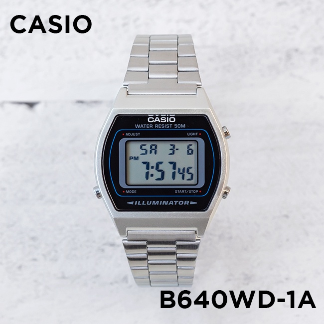 Đồng hồ nữ dây kim loại Casio chính hãng Anh Khuê B640WD-1AVDF (35mm)