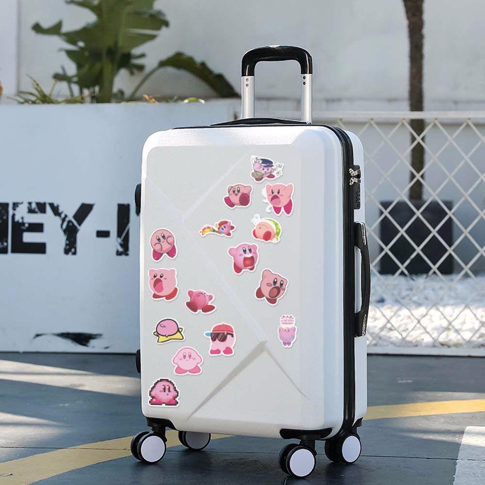 Bộ 50 Miếng Dán Trang Trí Sổ Tay / Hành Lý / Vali / Bộ Sưu Tập Hình Anime Kirby