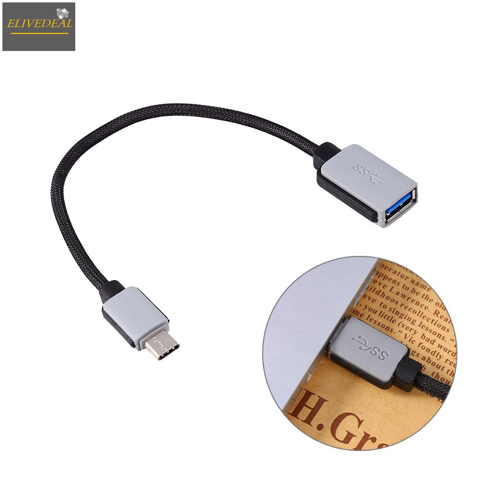 Dây cáp OTG sạc pin truyền dữ liệu chuyển đổi đầu cắm USB 3.1 Type C thành cổng cắm USB 3.0 Type A