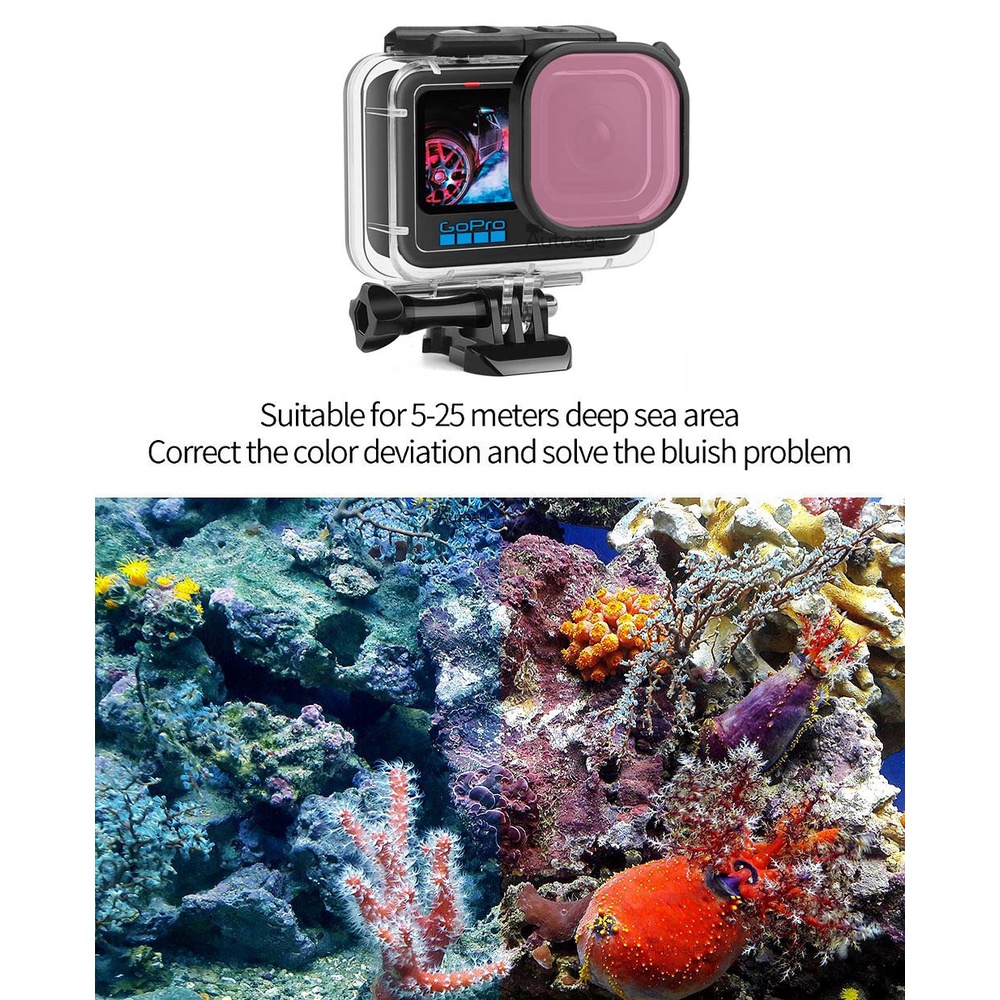 Vỏ Bảo Vệ Chống Thấm Nước 60m Cho gopro hero 12 11 10 9