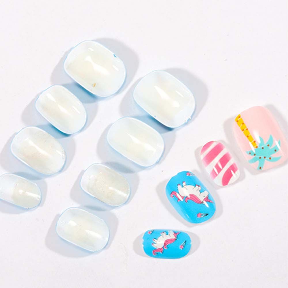 [Hàng mới về] Móng tay giả trang trí in hoạt hình dễ thương cho trẻ em