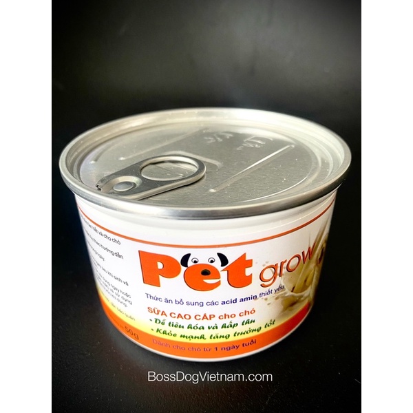 Pet-grow sữa bột cao cấp chó con - Phù hợp cún từ 1 ngày tuổi | BossDog