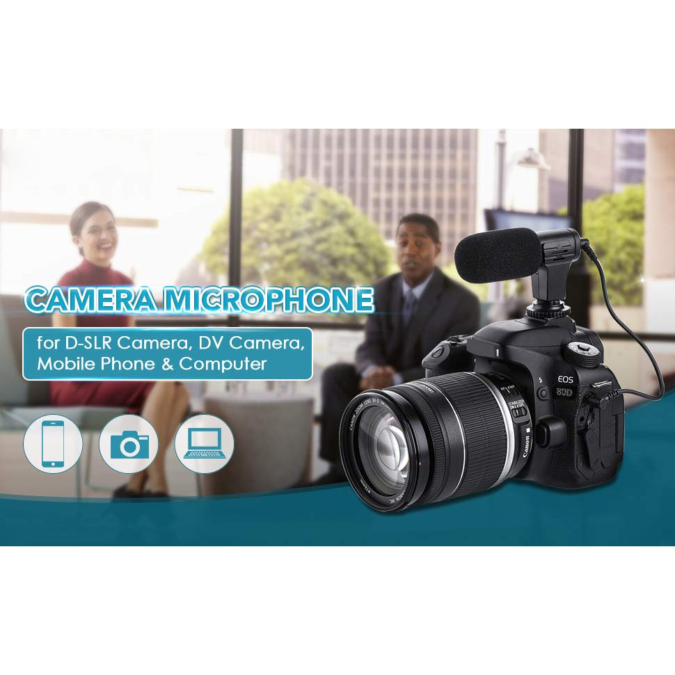 Micro Shotgun Mic-06 Cho Máy Ảnh Dslr Và Điện Thoại Thông Minh