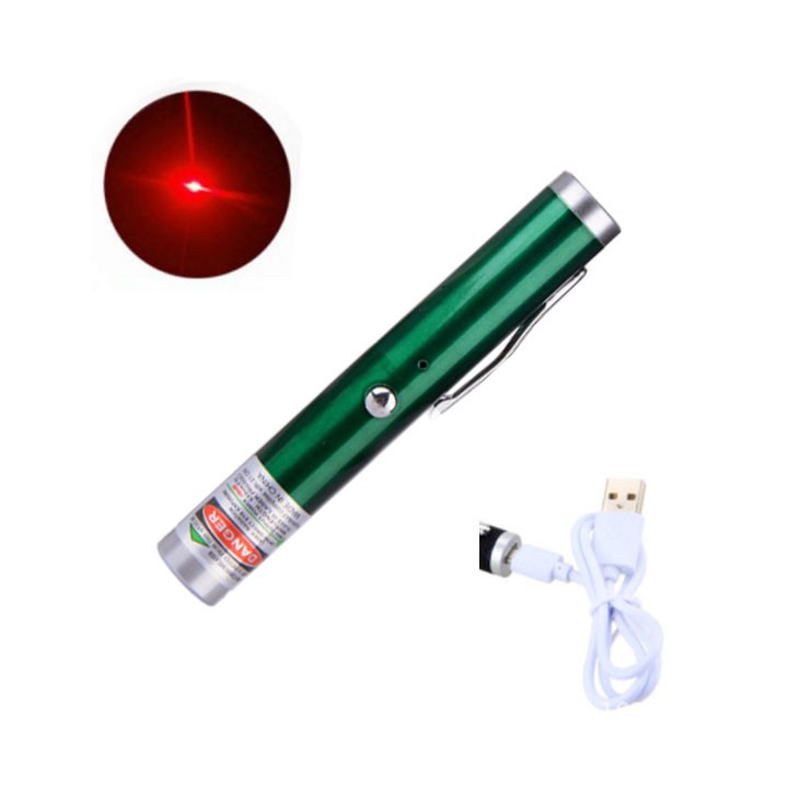 Bút laser tia đỏ 711USB, bút thuyết trình, hàng cao cấp, sạc điện.