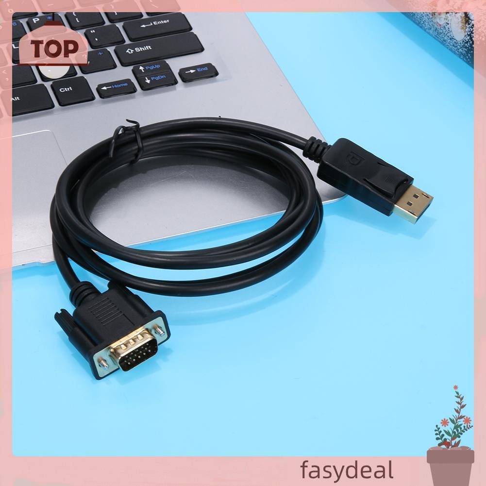 (Fas) Cáp Chuyển Đổi Từ Cổng Dp Sang Vga 1.8m