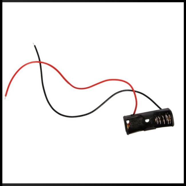 Hộp Đựng Pin Zevaret 23a / a23 (12v) Bằng Nhựa Có Kẹp Giữ Dây