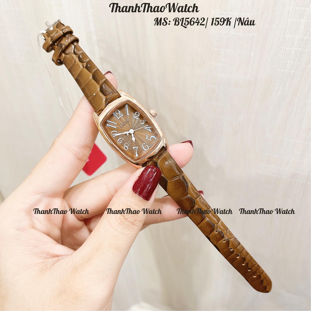 Đồng Hồ Nữ Đẹp ThanhThao Watch , Đồng Hồ Nữ Đeo Tay Dây Da BL5642 Chính Hãng