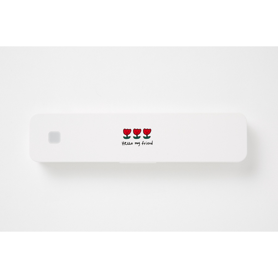 Hộp Khử Trùng Bàn Chải Đánh Răng ARTBOX Hàn Quốc Cổng USB Hình Hoa Tuylip