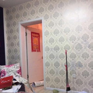 30m Giấy dán tường hoa văn sẵn keo khổ 0,45m