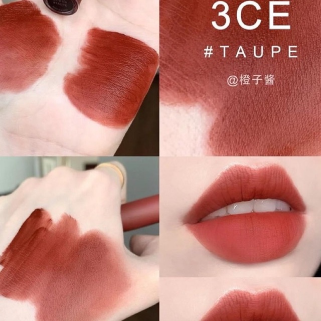 SON 3CE VELVET LIP TINT TAUPE - ĐỎ NÂU