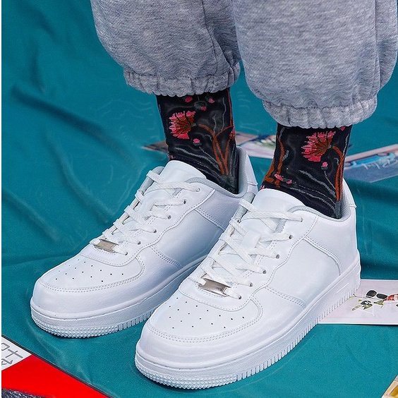 Giày Thể Thao AF1 Trắng Full, Giày sneaker Force Trắng Nam Nữ cực hot dễ phối đồ đủ box bill [Free ship] | BigBuy360 - bigbuy360.vn