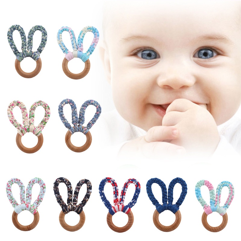 Some Đồ Chơi Vòng Đeo Tay Lục Lạc Hình Tai Thỏ Đan Len Thủ Công DIY Có Chuông Thông Minh Làm Quà Tặng Cho Bé Sơ Sinh