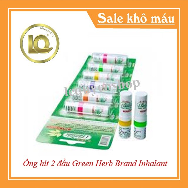 [Loại 1Tốt Nhất] Ống hít thông mũi Green Herb