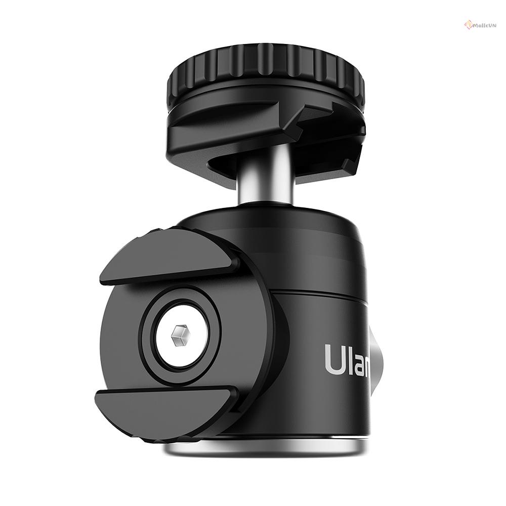 Đầu Bi Kim Loại Mini Ulanzi U-60 Mở Rộng Xoay 360 Độ Gắn Micro Toàn Cảnh